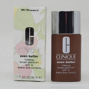 Clinique Even Better Makeup Broad Spectrum SPF 15  WN 125 Mahogany (D)